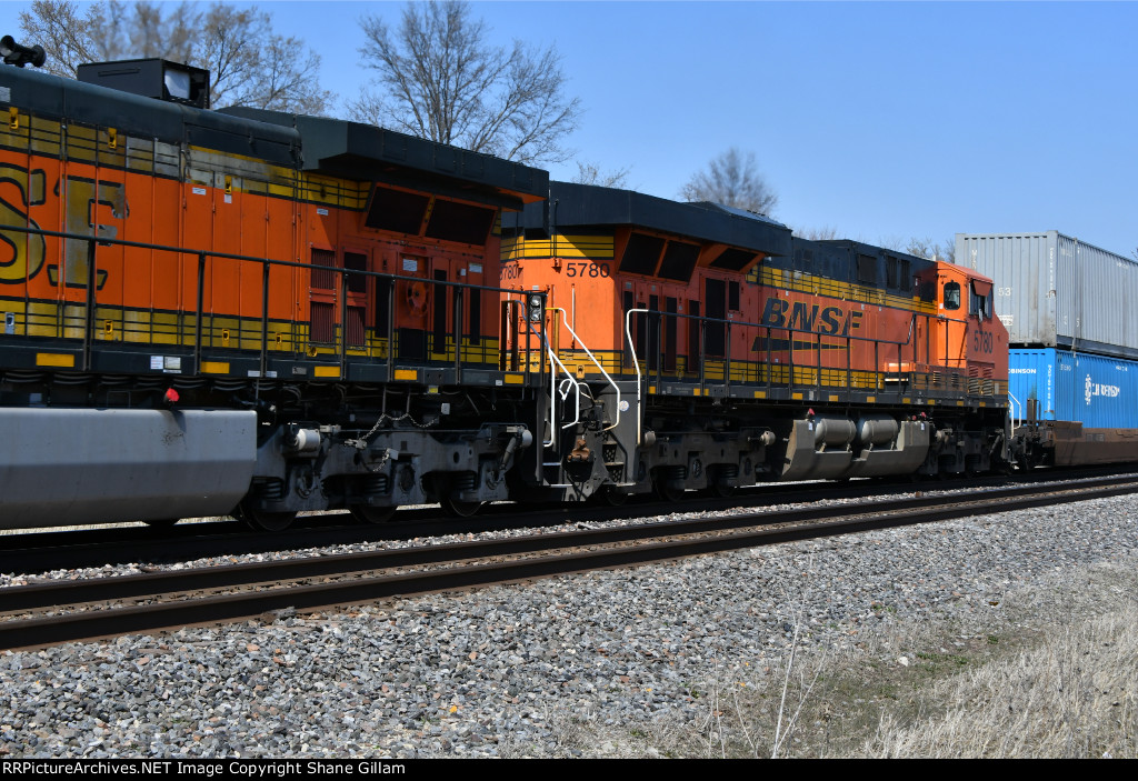 BNSF 5780 Roster shot.